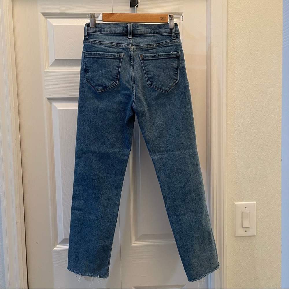 Kensie The Allie High Rise Slim Straight Jeans - Picture 4 of 6